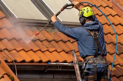 Démoussage et hydrofuge de toiture à Adé